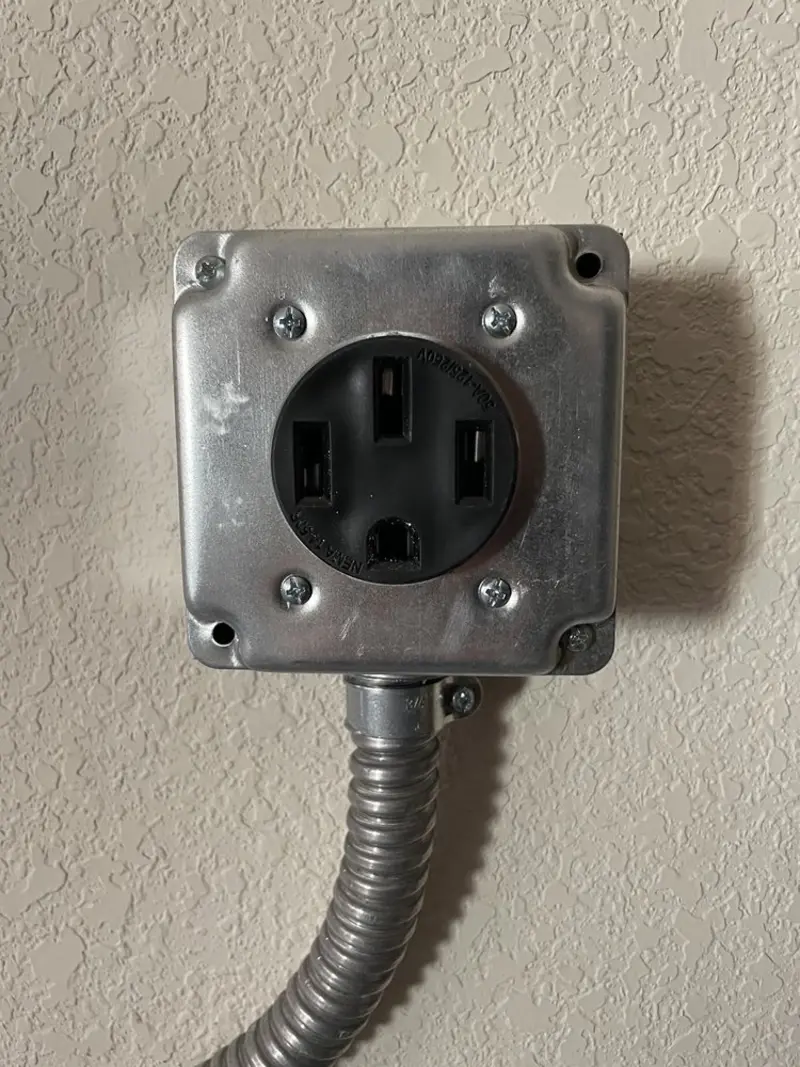 NEMA 14-50 outlet installed for Smart Home Electrical in South St. Paul